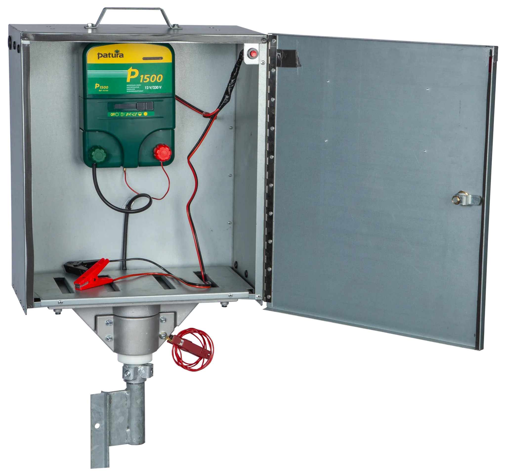 P1500, Multifunktions-Gerät, 230V/12V mit elektrifizierter Box und Erdstab