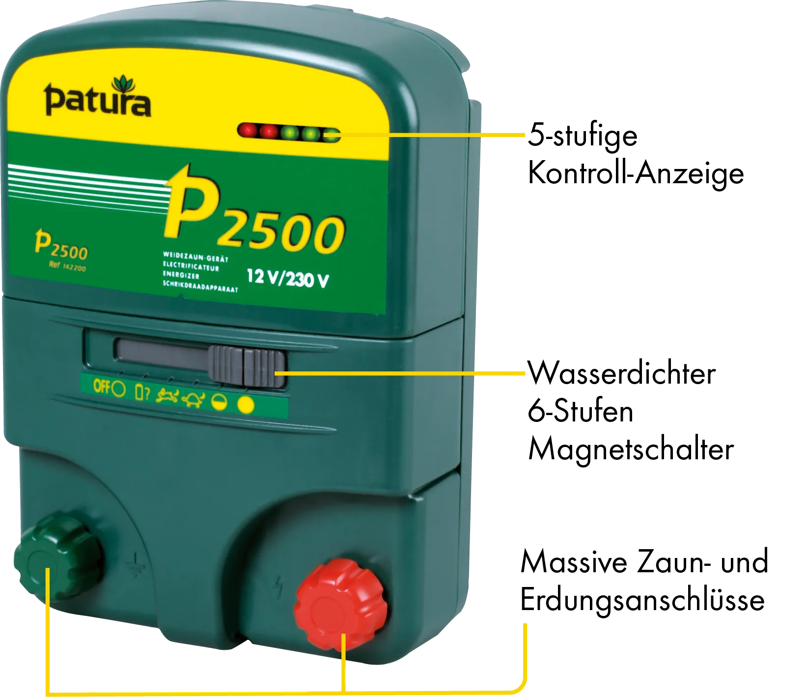 P2500, Multifunktions-Gerät, 230V/12V