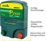 P2500, Multifunktions-Gerät, 230V/12V