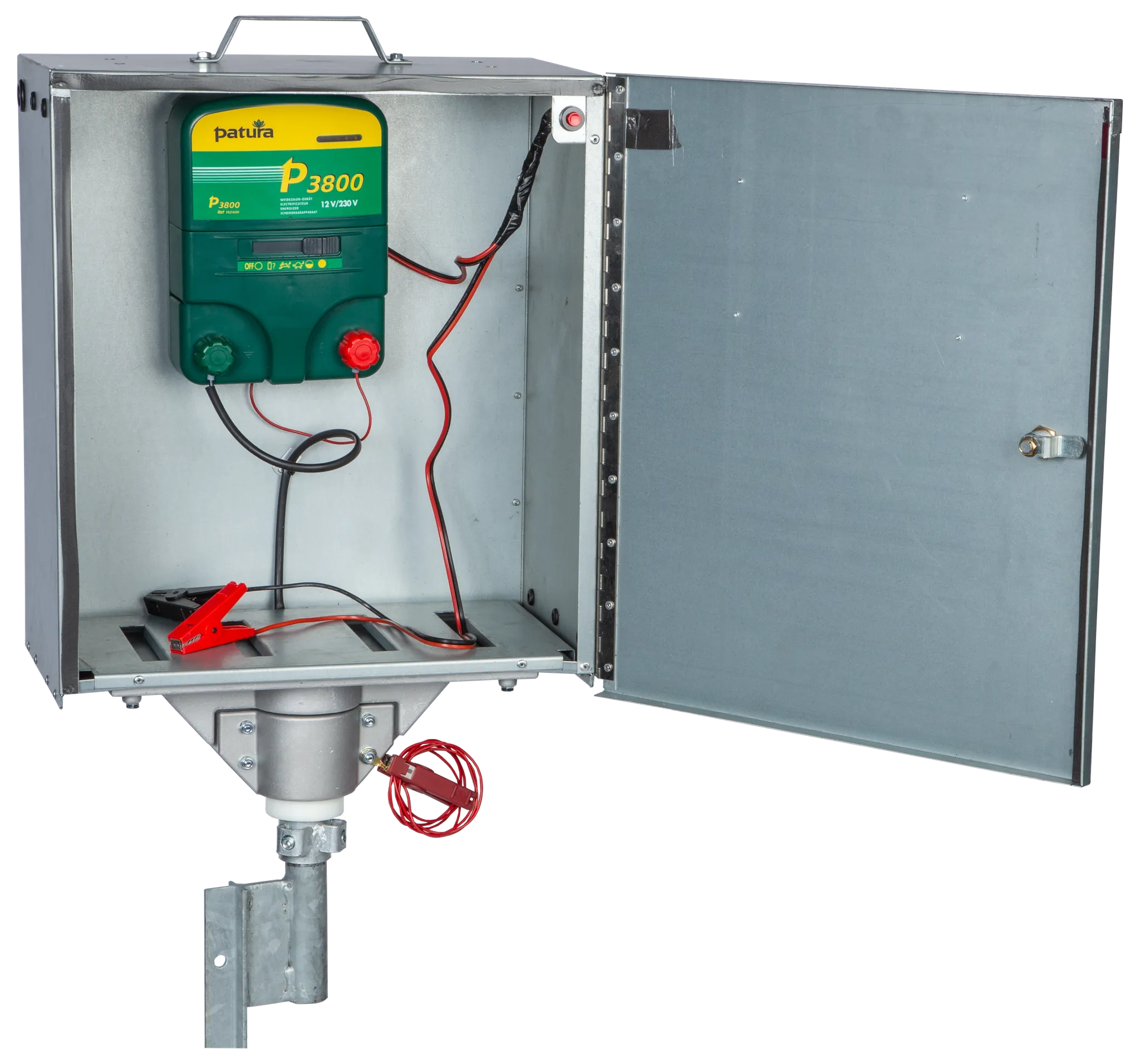 P3800, Multifunktions-Gerät, 230V/12V mit elektrifizierter Box und Erdstab