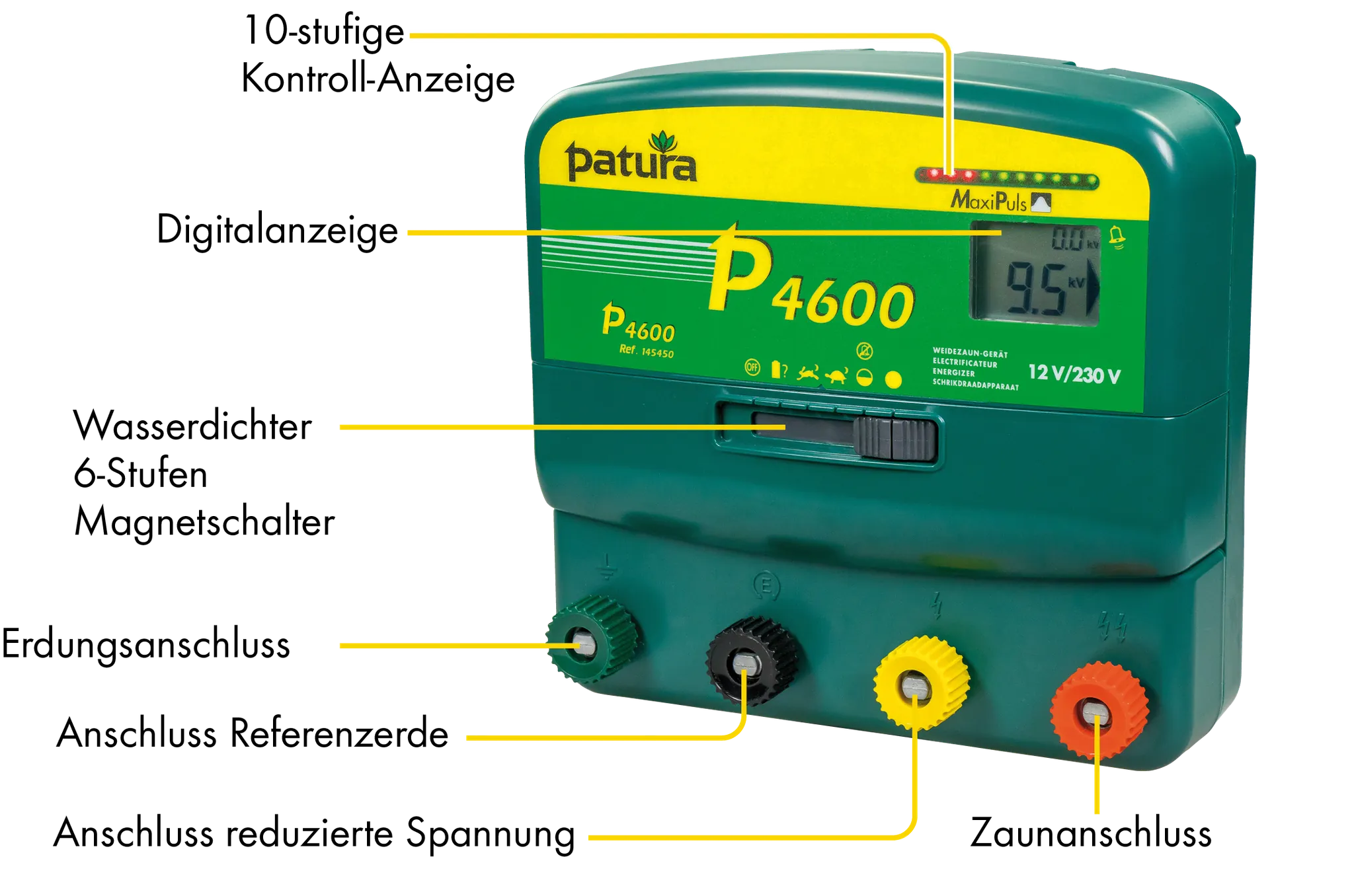 P4600, Multifunktions-Gerät, 230V/12V
