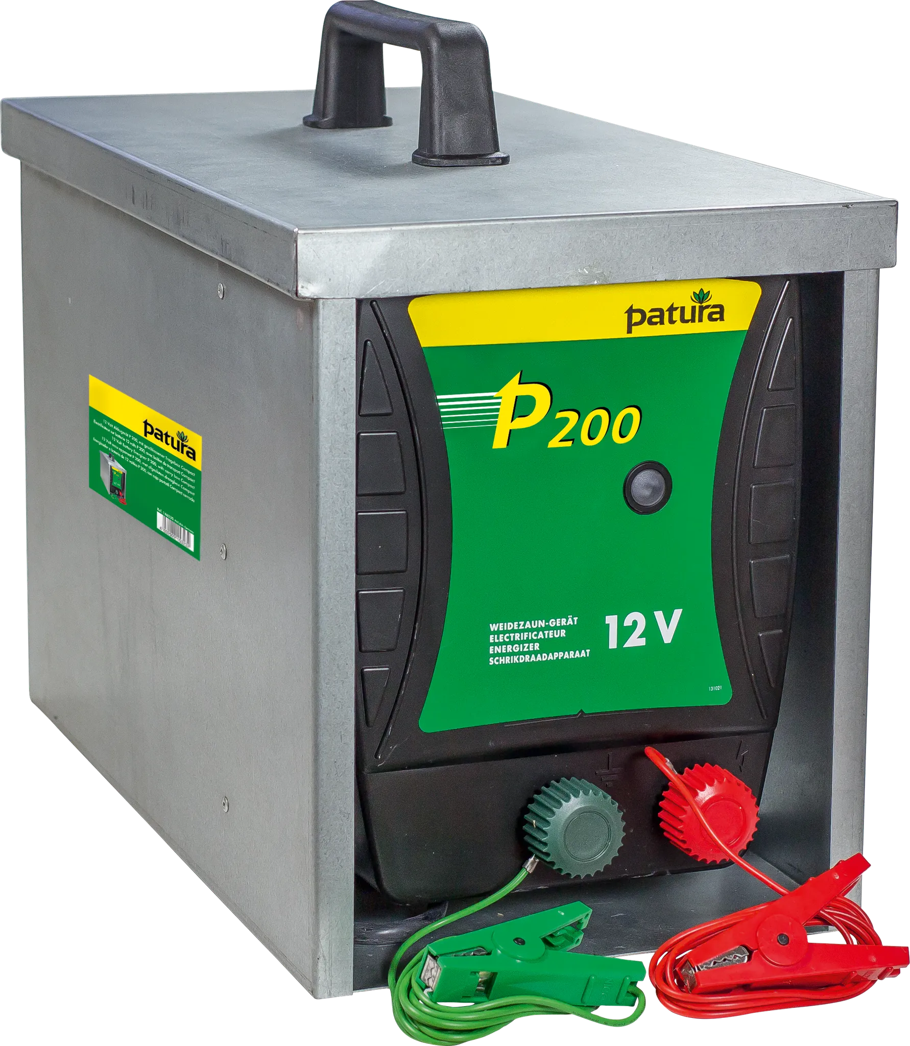 P200, Weidezaun-Gerät für 12 V Akku mit geschlossener Tragebox Compact