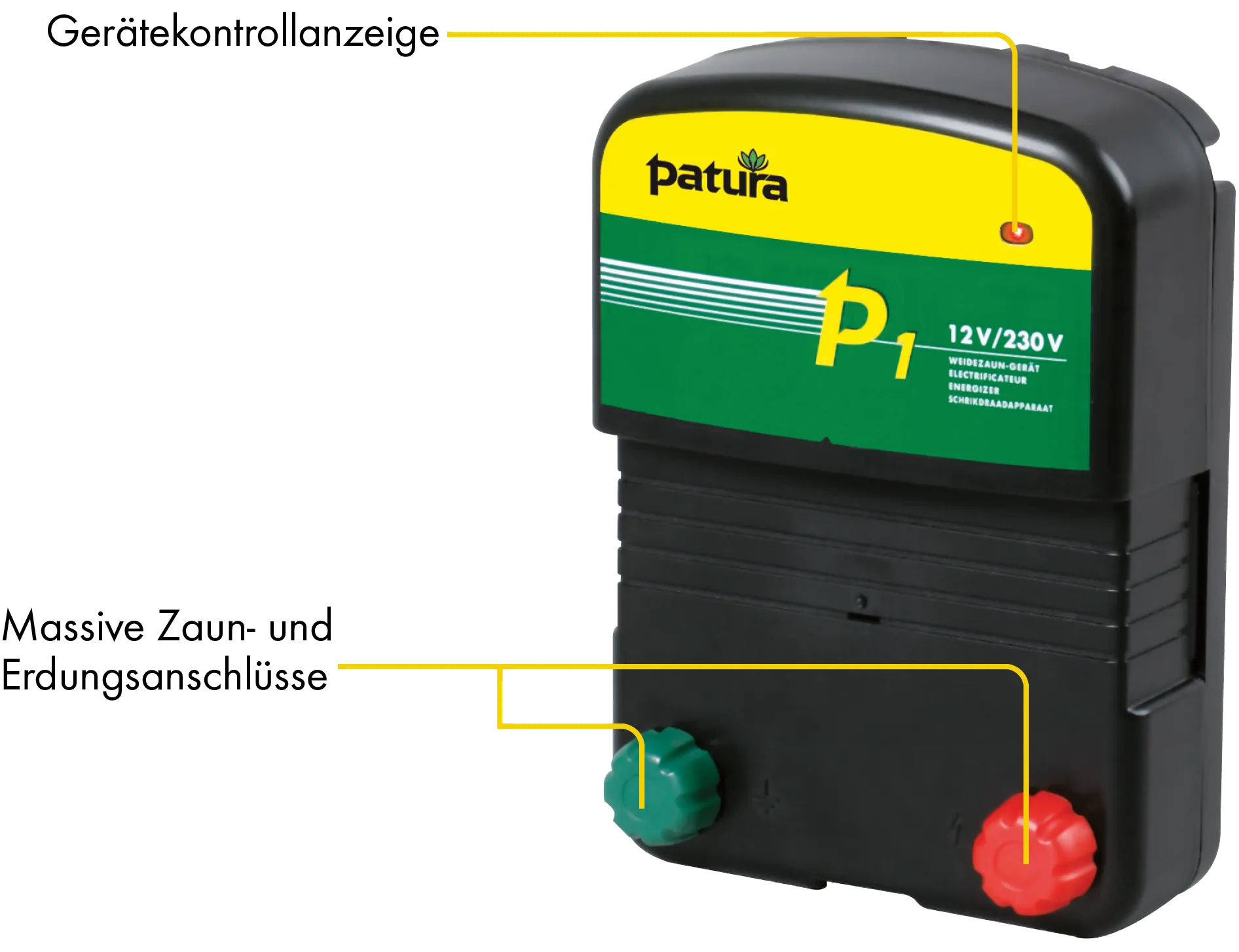 P1, Weidezaun-Kombigerät, 230V/12V