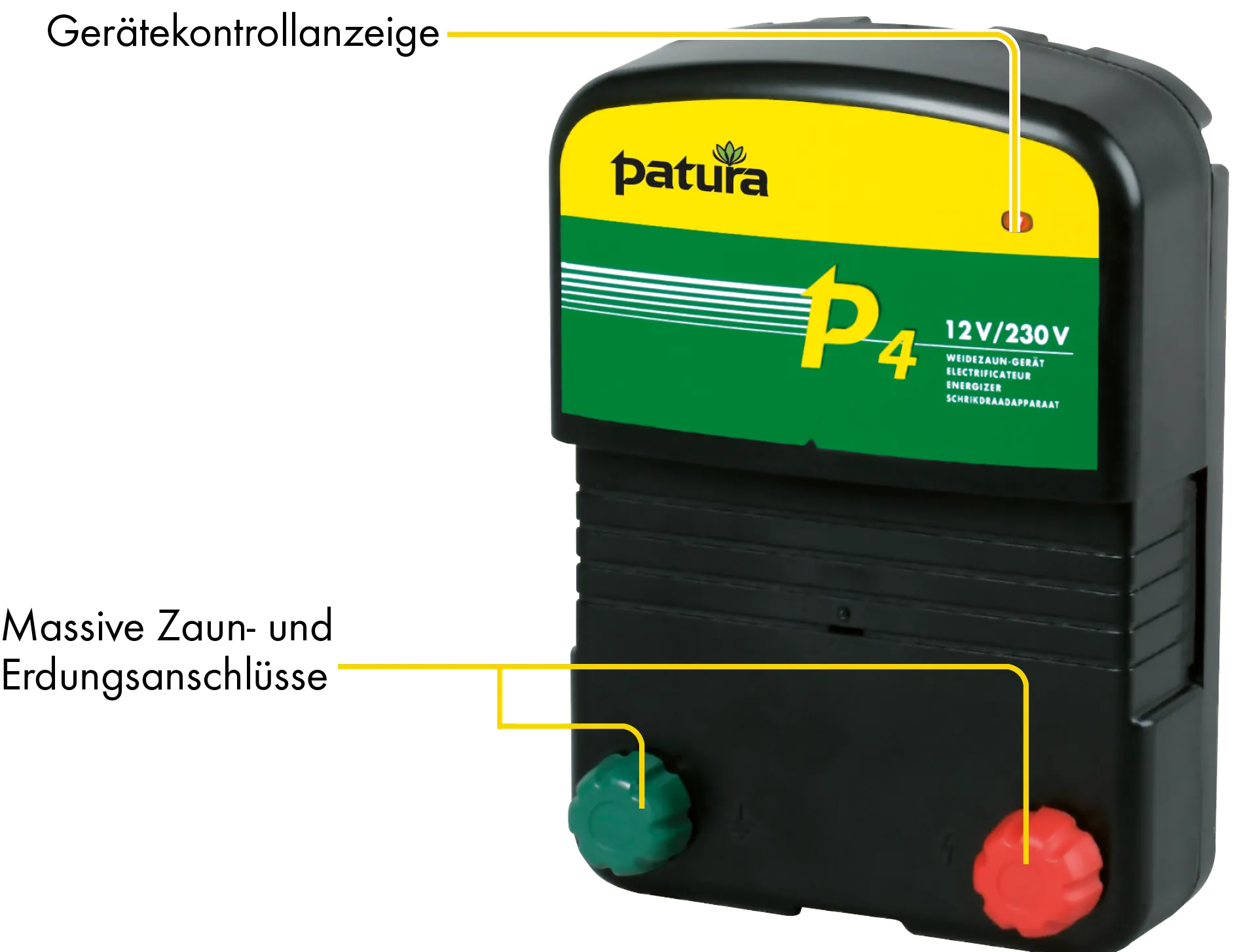 P4, Weidezaun-Kombigerät, 230V/12V