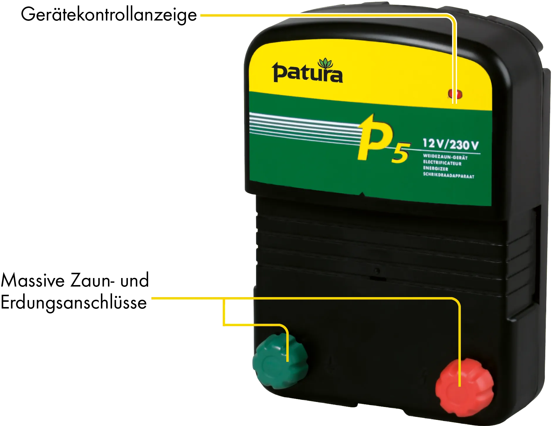 P5, Weidezaun-Kombigerät, 230V/12V