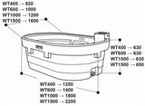 Weidetrog Mod. WT600 ohne Schwimmerventil