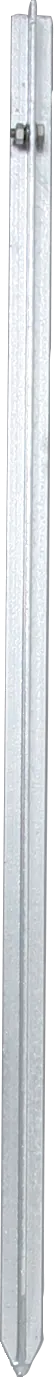 Erdstab, 1,0 m lang, verzinkter T-Stahl 30 x 30 x 4 mm