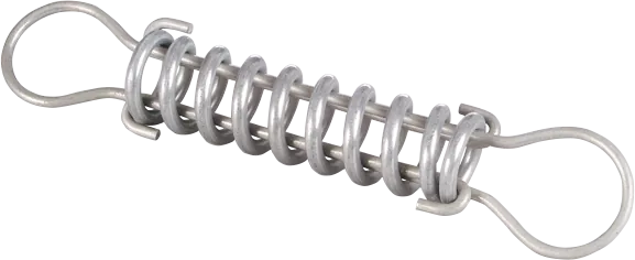 Stahlspannfeder Edelstahl, für Stahldraht d= 1,6 mm und d= 2,0 mm