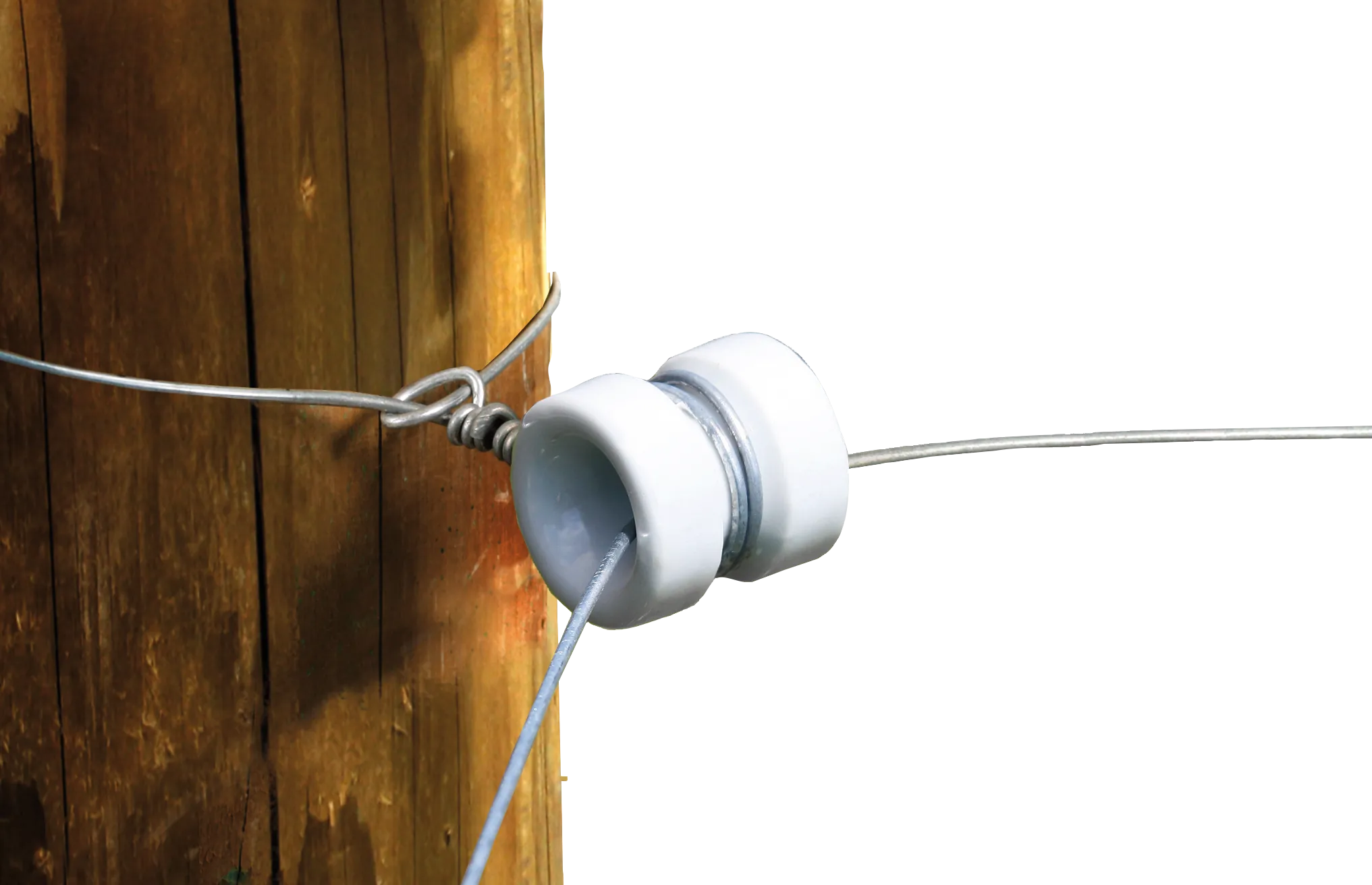 Porzellan Eckisolator, Rollenisolator für hohe Zugkräfte (3 Stück / Pack)