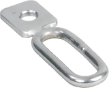 Einhängelaschen 1-fach, für T-Pfosten Isolatoren mit Stift (3 Stück / Pack)