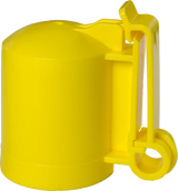 Kappen-Isolator f. T-Pfosten -GELB- (Karton mit 200 Stück)