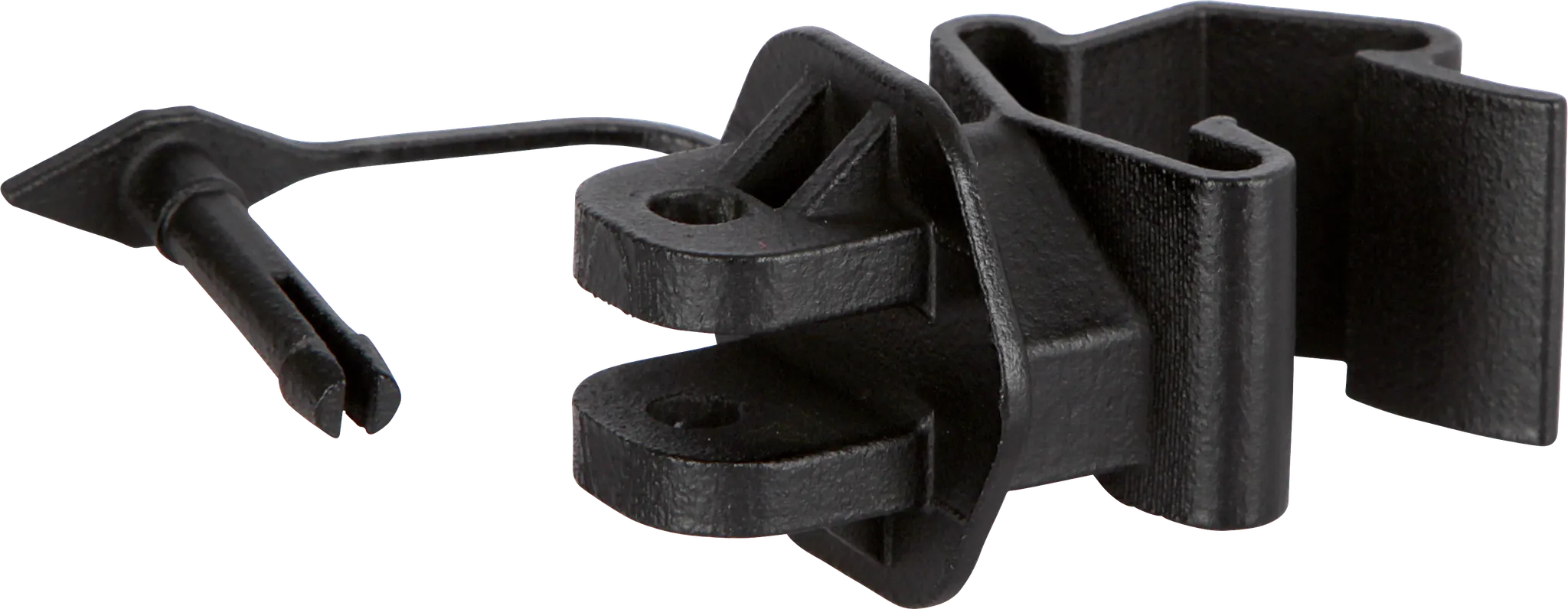 Standard-Isolator mit Stift, schwarz, für T-Pfosten (25 Stück / Pack)