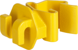Standard-Isolator für T-Pfosten, gelb (25 Stück / Pack)