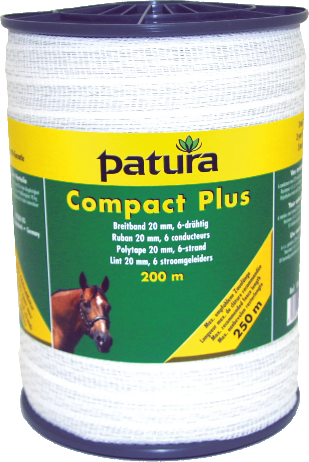 Compact Plus Breitband 20mm, 200 m Rolle 6 Niro 0,20 mm, weiss