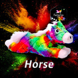 FantaZoo Hundespielzeug Pferd, M, 23 x 13 cm, recyceltes Material, mit Quietscher