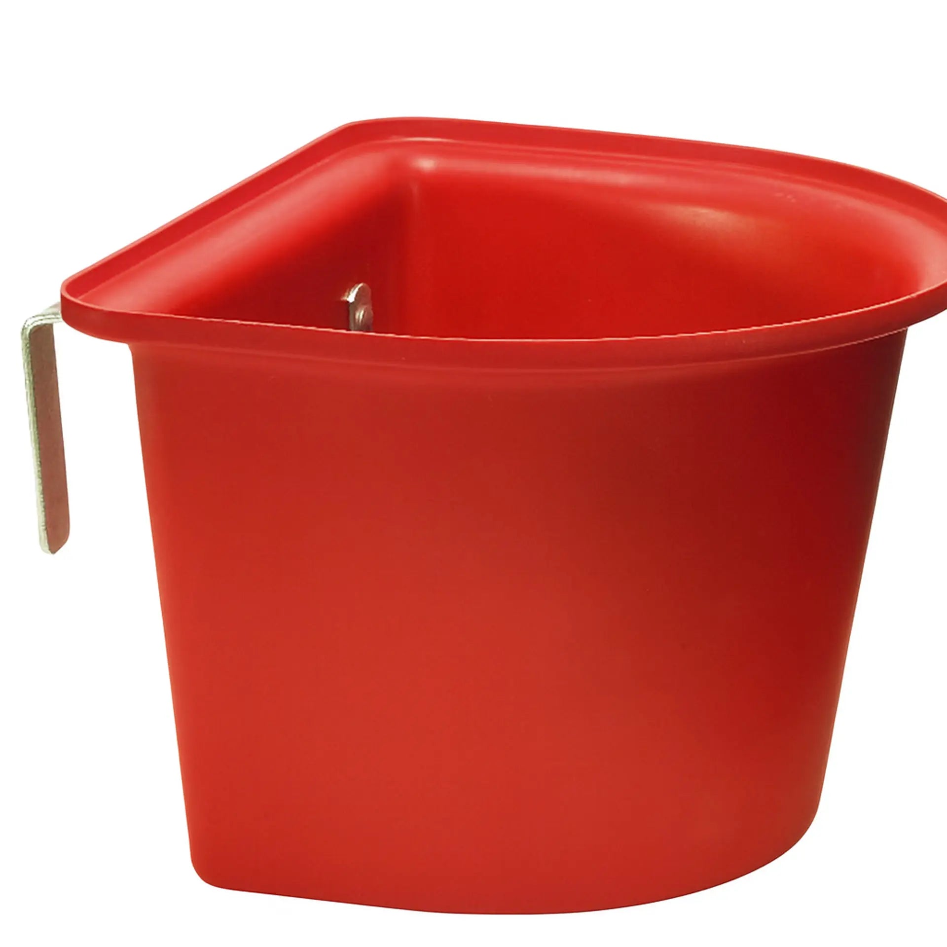Transporterkrippe mit Metallhaltern rot
