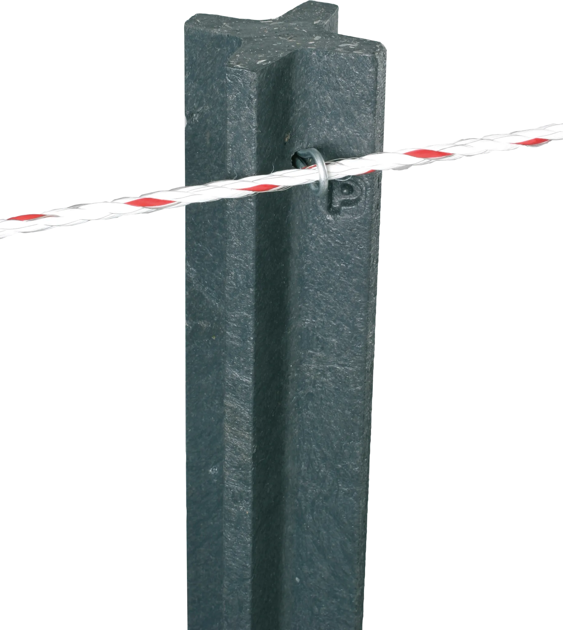 Kunststoff-Pfosten 1,85 m Kreuzprofil, gespitzt