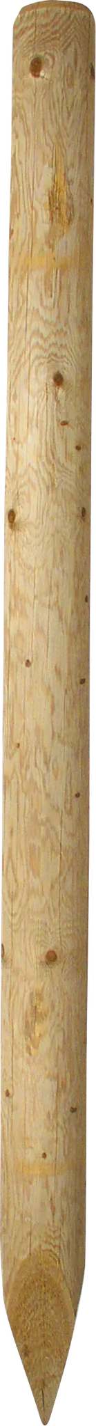 Holzpfosten, 2,25 m, imprägniert, gespitzt, d= 10 cm