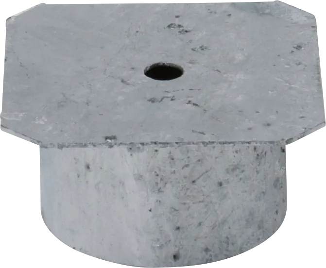 Abdeckung für Einbauhülse Pfosten 102 mm Edelstahl