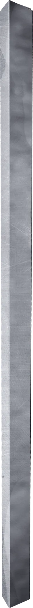 Pfosten Quadrat 90 mm, L= 2,13 m Edelstahl