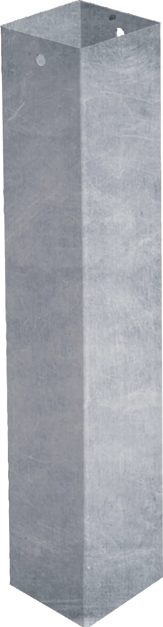 Einbauhülse für Quadrat 90 mm Edelstahl, Wandstärke 4 mm