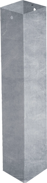 Einbauhülse für Quadrat 90 mm Edelstahl, Wandstärke 4 mm