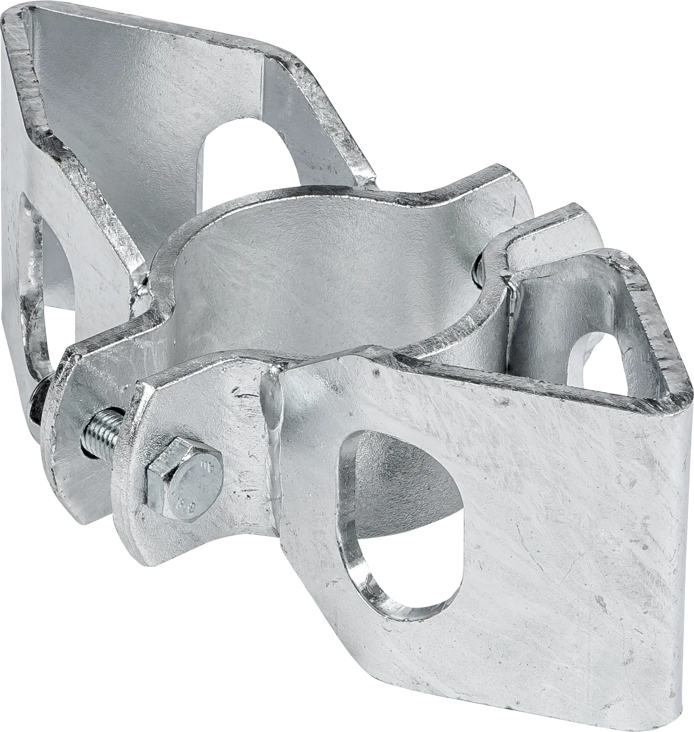Schelle d= 76 mm, 2 Riegelhalter RS, parallel