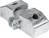 Schelle d= 76 mm, 2 Riegelhalter TS parallel