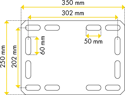 Pfosten d=102 mm, L= 1,65 m, für Spaltenboden