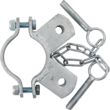 Schelle d= 76 mm, 2 Halter winklig, vz