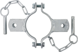Schelle d=102 mm, 2 Halter, mittig, vz