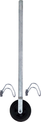 Stützrad für Stalltore Höhe: 1,15m, inkl. 2x Kreuzbügel 48x42mm