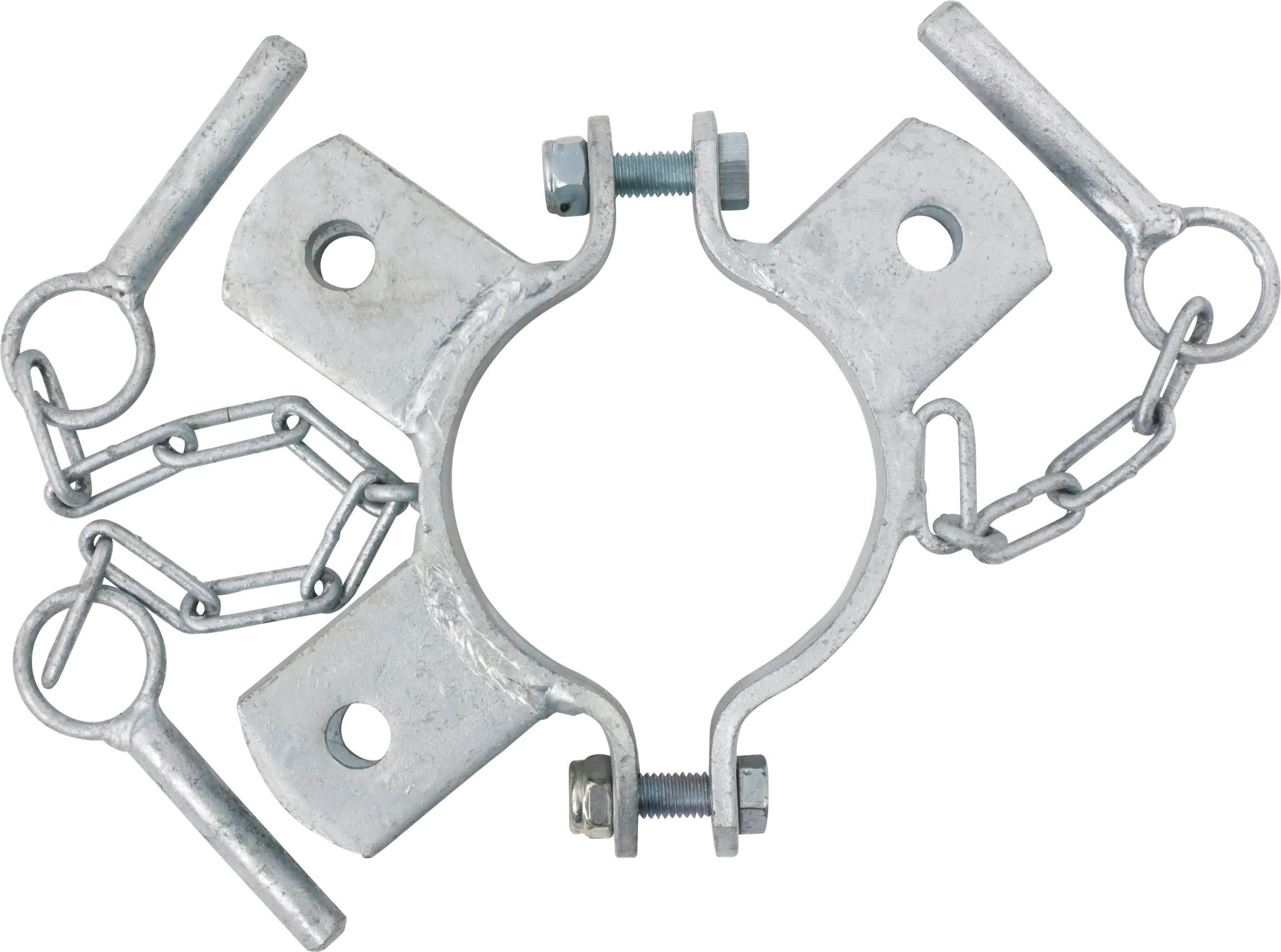 Schelle d=102 mm, 3 Halter, vz