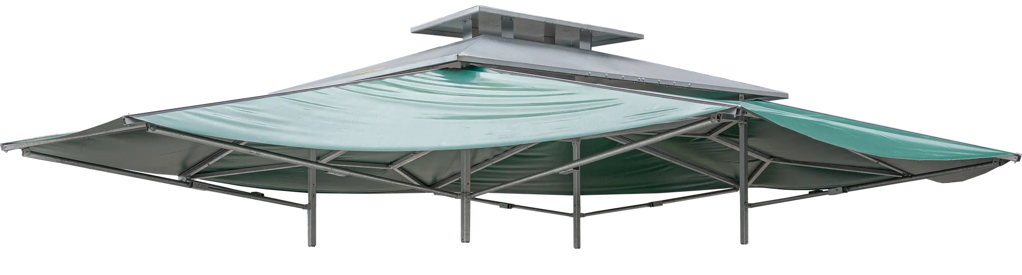 Klima-Dach für alle Großballenraufen