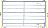 Panel-8, Länge 3,60m, H = 1,94 m