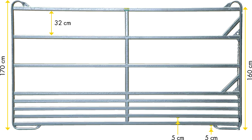 Sicherheits-Pferde-Panel 3,00 m