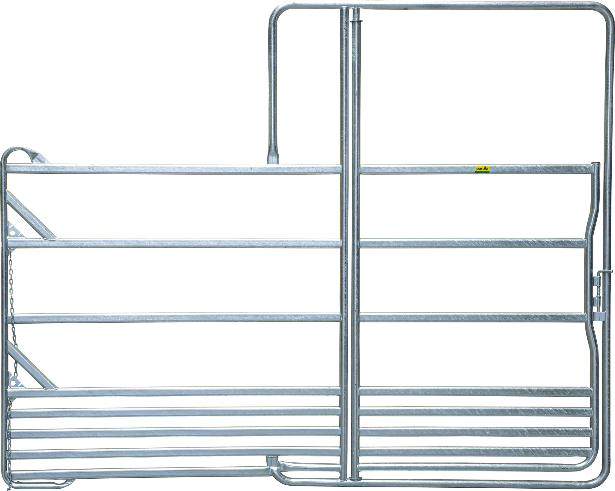 Sicherheits-Pferde-Panel mit Tor 3,60 m Höhe 2,40 m