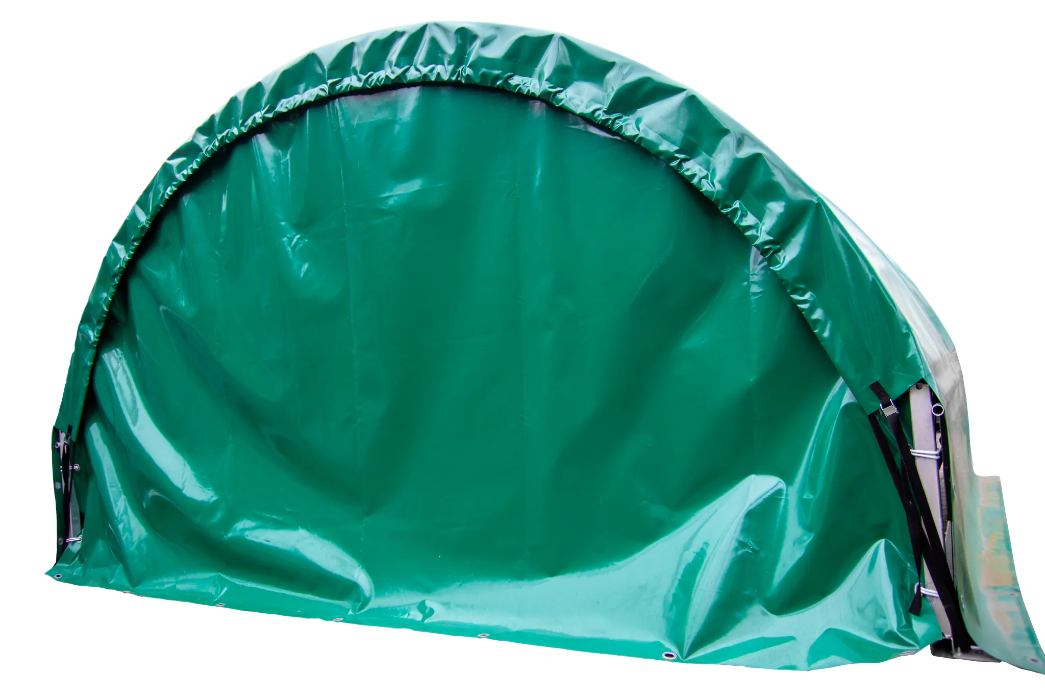 Wetterschutzplane Kleintierzelt Giebelseite