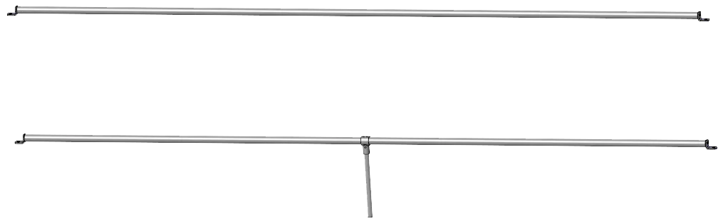 Trägergestell Kalb 4,00 m für Kälber-Schrägfressgitter modular