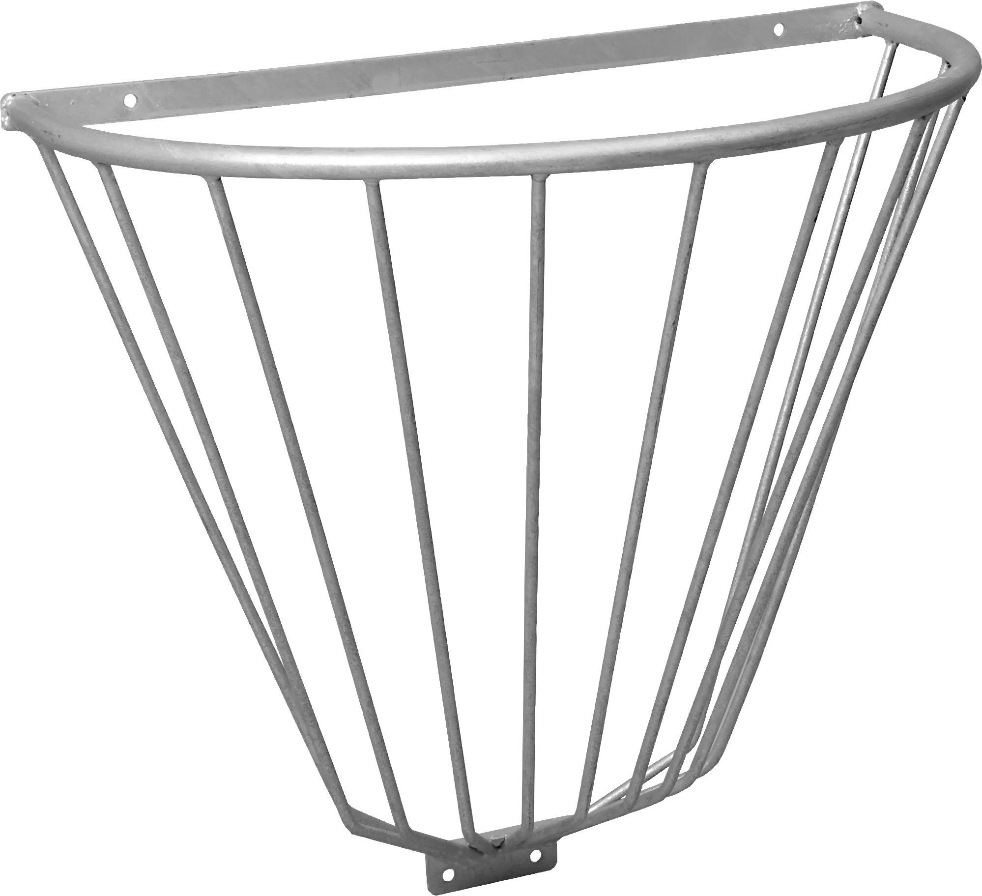 Wandraufe halbrund, verzinkt