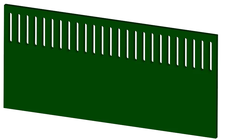 Seitenwand mit Öffnungen 1,20 x 2,55 m, PATURA Kälberbox,