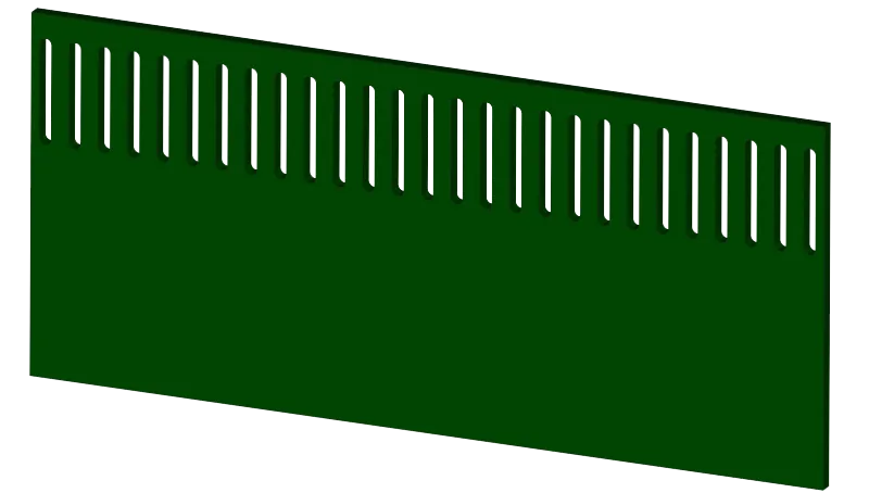 Seitenwand mit Öffnungen 1,20 x 2,70 m, PATURA Kälberbox,