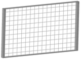 Rückwand Gitter oben, Höhe 70 cm