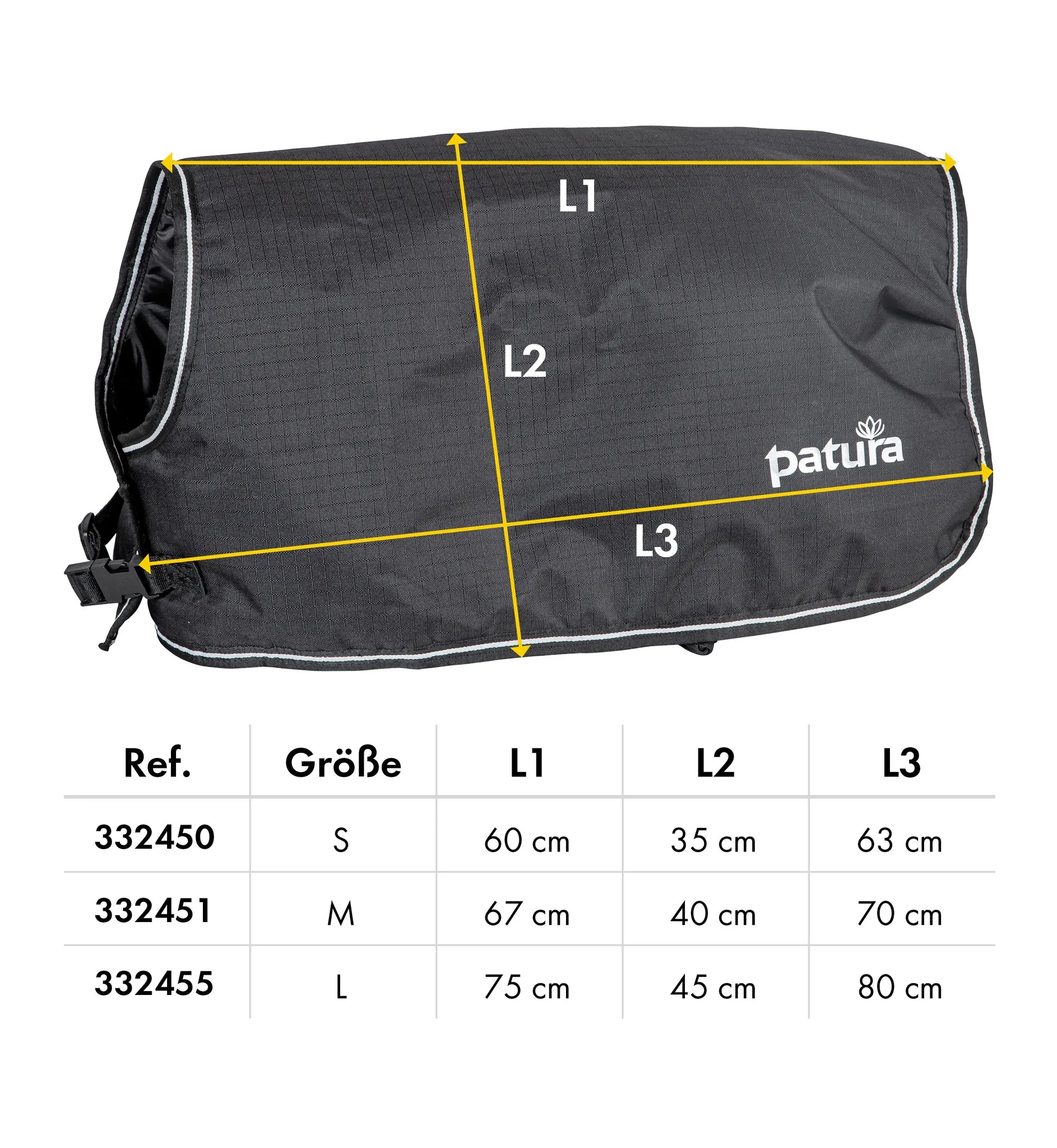 PATURA Kälberdecke Größe S Rückenlänge 60 cm