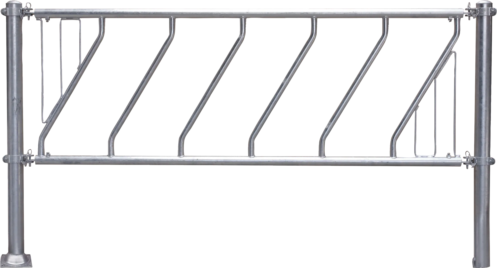 Schrägfressgitter 4 m/ 8 Pl., vz mit Mittelstütze