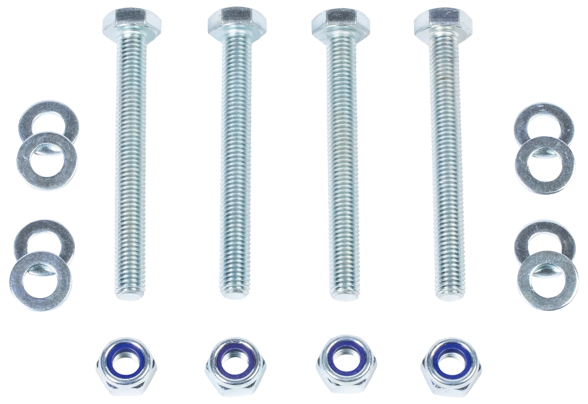 Montageset für 2 x Kratzbürste Multifix an Pfosten d= 102 mm