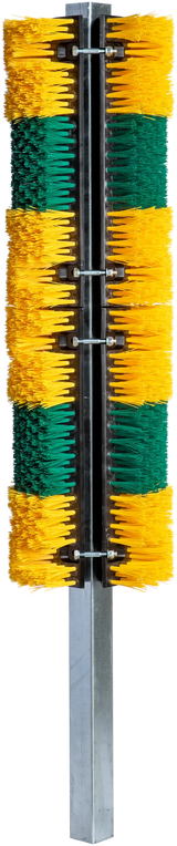 Pfahlbürste Mini 100 x 30 cm inkl. Pfosten 60x60x3 mm, Länge: 1,50 m