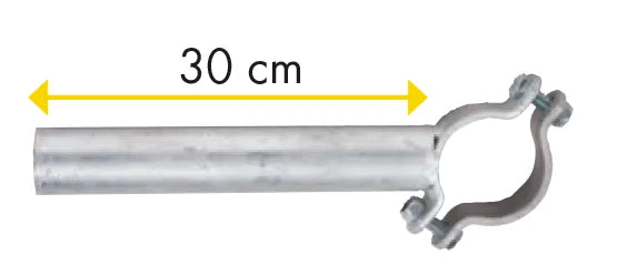 Einschub Schelle 102 einfach für Pfosten d= 102 mm
