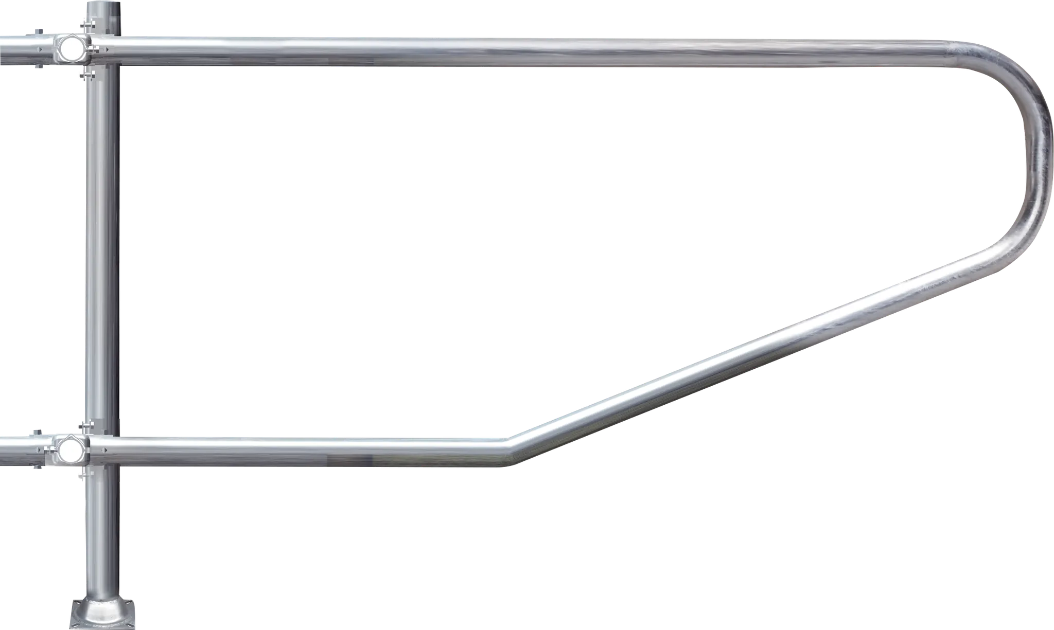 Liegeboxenbügel Universal, d=48,3mm L= 1,30 m