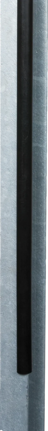PVC-Schutzprofil für Metallpfosten Länge 50 cm